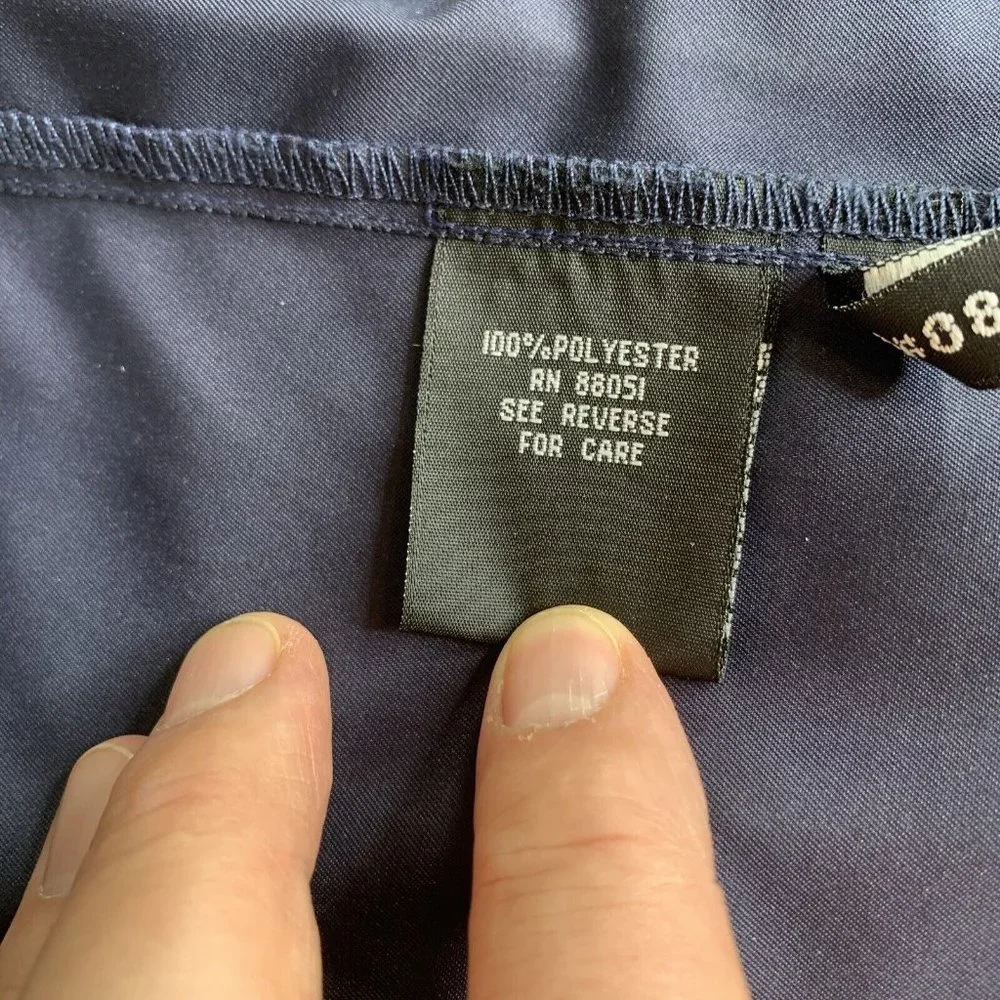 Tri-Mountain Coat Mens L Blue Full Zip Hook & Loop Cuff & Collar NBS Reno Embrod - Picture 13 of 14